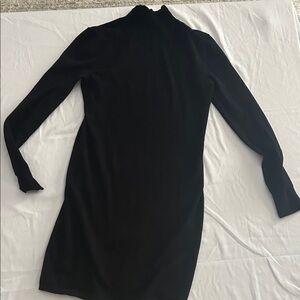 Theory Classic Black Long Sleeve Dress